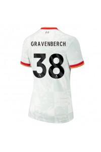 Liverpool Ryan Gravenberch #38 Fotballdrakt Tredje Klær Dame 2024-25 Korte ermer